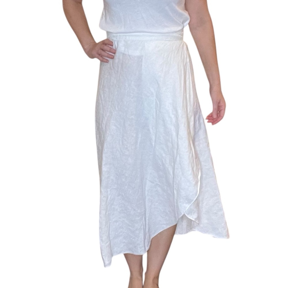 Wilfred Eleta Linen Wrap Skirt